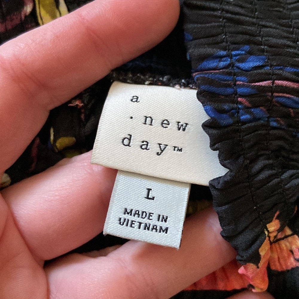 a new day Black Floral Midi Dress - Picture 6 of 9
